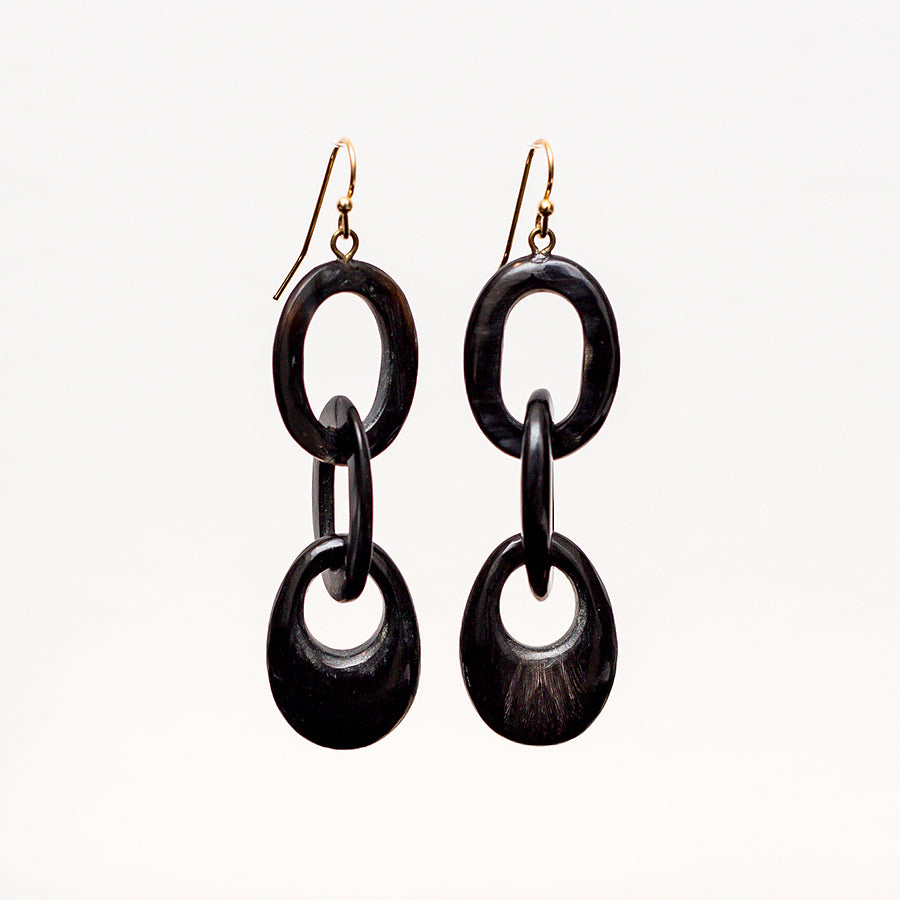 Kiuongo Earrings Dark